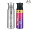 Ajmal Evoke Silver Edition for Him Deodorants Pack of 2