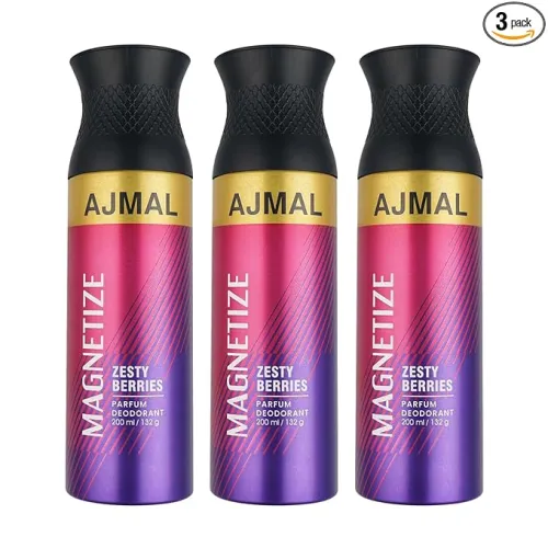 Image of Ajmal Magnetize Deodorant Combo Pack of 3 Deodorants 200ml each