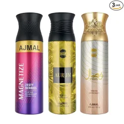 Ajmal Unisex & Women Deos Combo