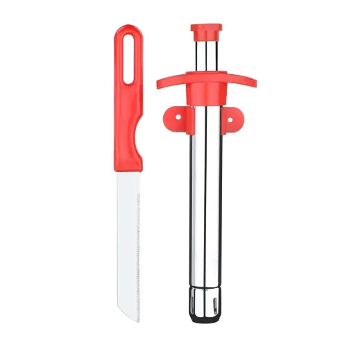 Image of Akai Stainless Steel Gas Lighter & Knife