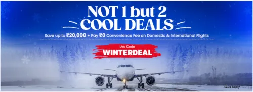 Image of Akbar Travel Offer: Up To Rs 20,000 OFF On Flight Bookings + Zero Convenience Fee