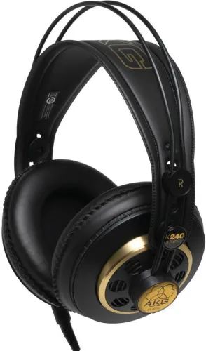 Image of AKG K240 Professional Studio Wired without Mic (Black, On the Ear) .