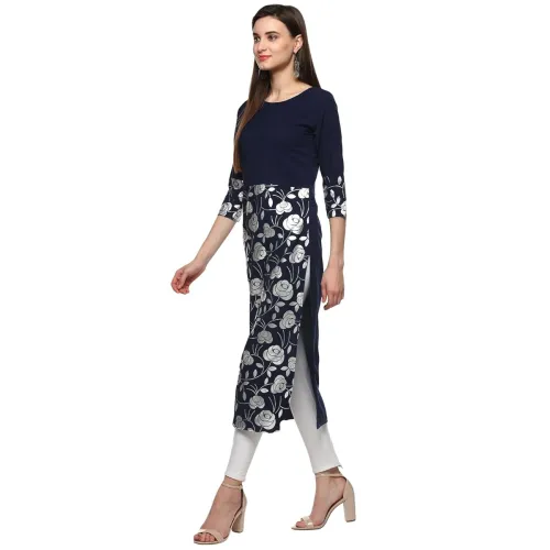 Image of ALC Creation Women's Crepe Straight Kurta