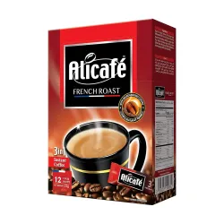 Alicafe 3-in-1 French Roast Instant Coffee 222g (12 Sachets, 18.5g Each)