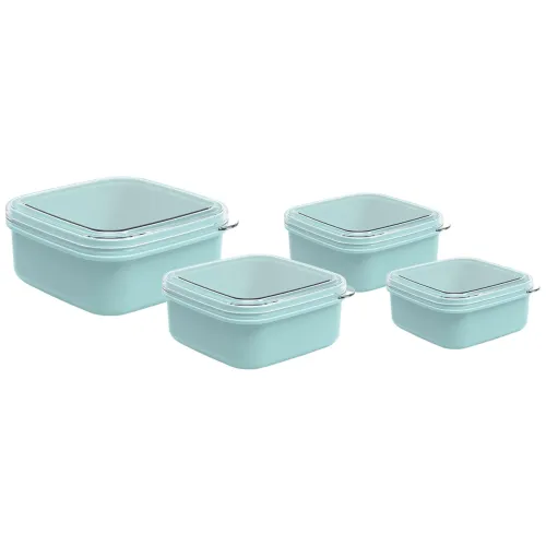 Image of All Time Plastic Bestow Storage Container Set of 4 for Kitchen