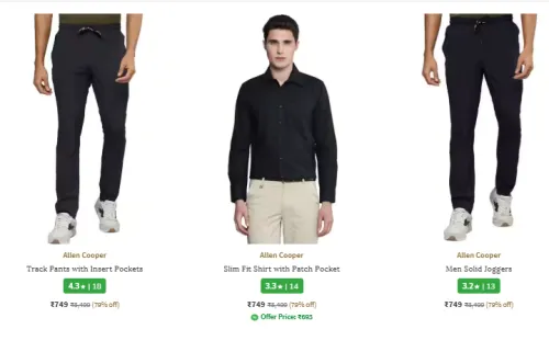 Image of Allen Cooper Clothing Upto 79% Discount