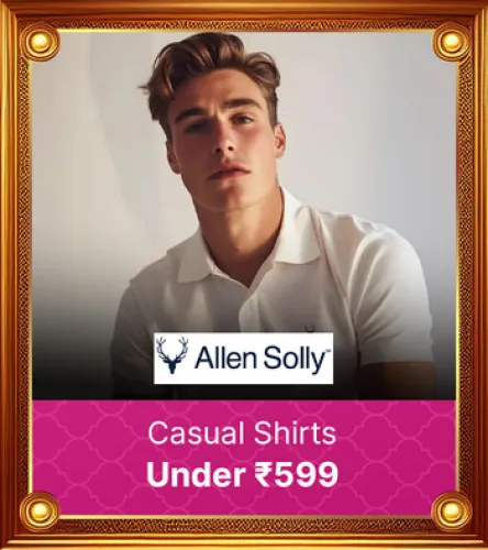 Image of Allen Solly Casual Shirts on Flipkart Big billion days
