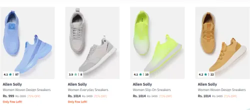 Image of Allen Solly Women's Casual Shoes at Minimum 70% Discount