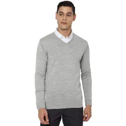 Allen Solly Womens Acrylic Blend Casual Round Neck Sweater