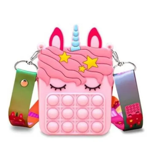 Image of ALMOSTHERE® Silicone Unicorn Sling Bag