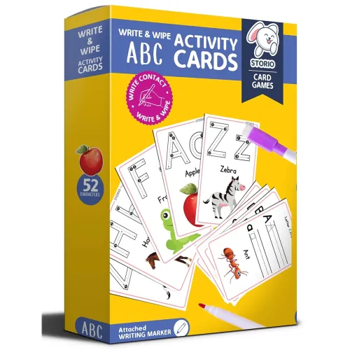 Image of Storio Alphabets Flash Cards for Kids Early Learning