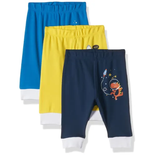 Image of am & Honey Baby Boys' Joggers – Pack of 3