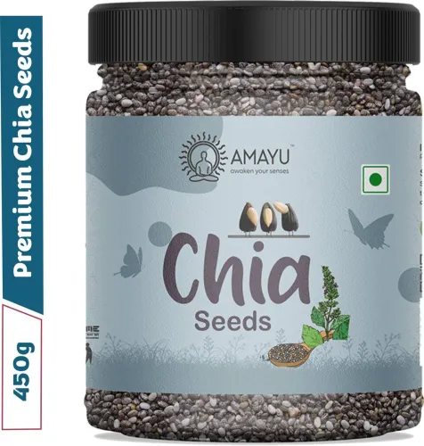 Image of AMAYU Raw Organic Chia Seeds 450 g
