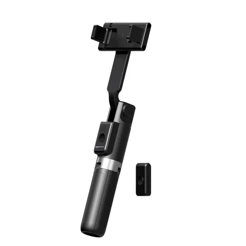 Image of Amazon Basic Selfie Stick Tripod with Wireless Remote 4 Color Modes 3 Colors