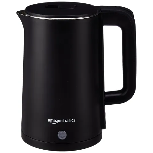 Image of amazon basics 1.5 Liter Cool Touch Electric Kettle|1500 Watt