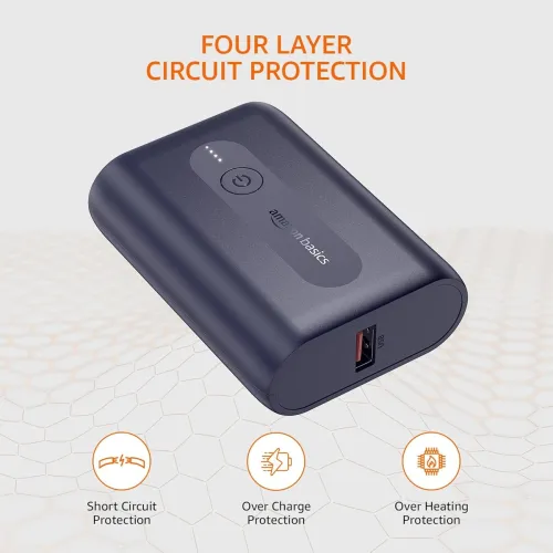 Image of Amazon Basics 10000 mAh Mini Power Bank