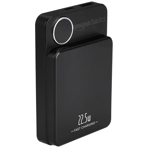 Image of Amazon Basics 10000mAh Li-Polymer Wireless Power Bank 22.5W Fast Charging