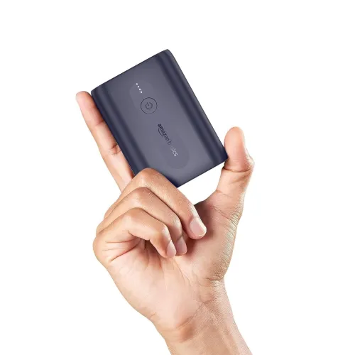 Image of Amazon Basics 10000 mAh Lithium Polymer Mini Power Bank