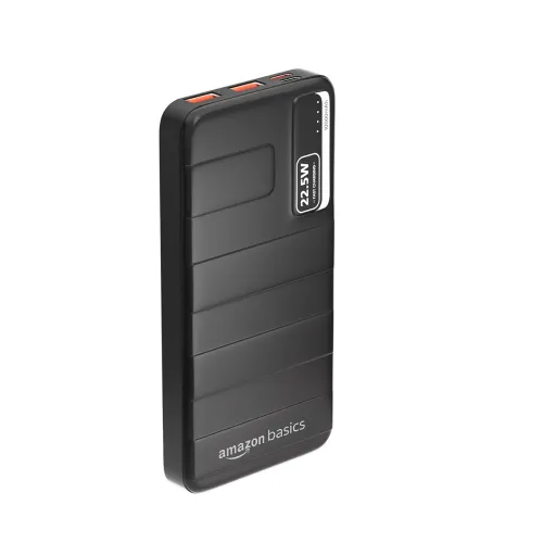 Image of Amazon Basics 10000mAh 22.5W Power Bank Black