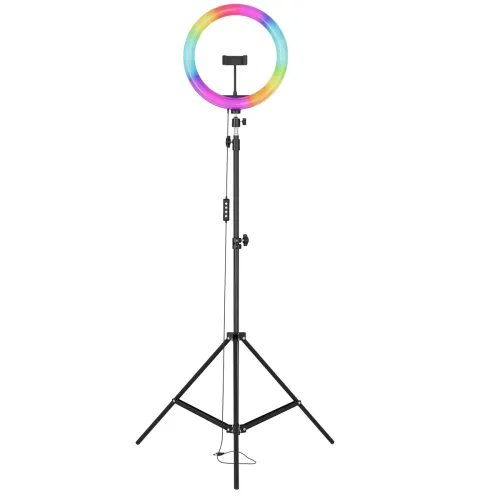 Image of Amazon Basics 14-Inch RGB Dual Temperature LED Ring Light