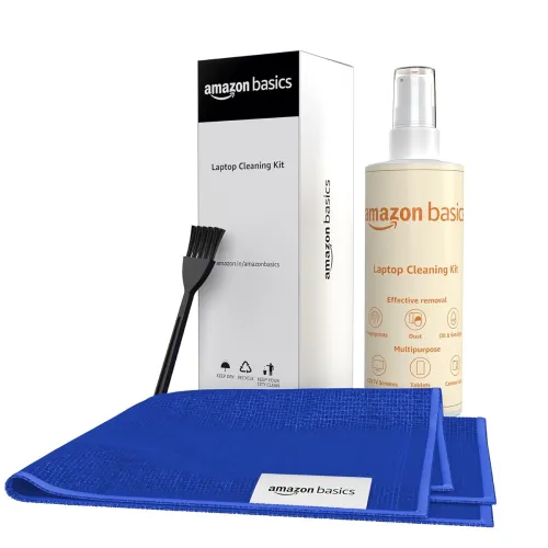 Image of Amazon Basics 2-in-1 Professional Screen and Lens Cleaning Kit (250 ml)