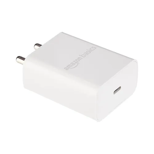 Image of Amazon Basics 25W Compact Wall Charger (Type -C)