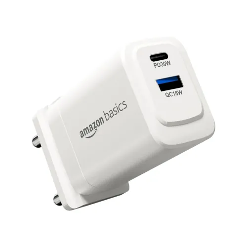 Image of Amazon Basics 30W Dual Port GaN Charger