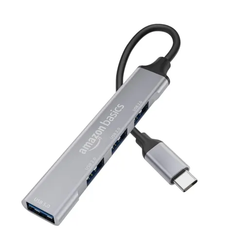 Image of Amazon Basics 4-in-1 USB C Hub