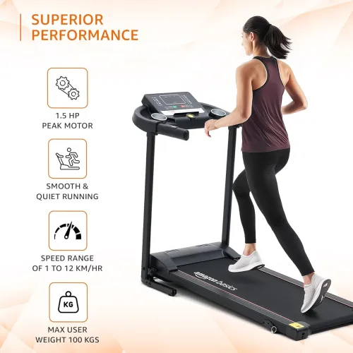 Image of Amazon Basics ABTR200 2HP Motorized Foldable Treadmill