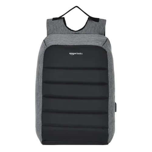 Image of amazon basics Anti Theft Design Laptop Bag, With USB Charging Port