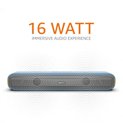 Image of amazon basics Bluetooth Speaker 5.3 Soundbar with 16W RMS