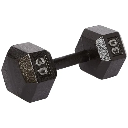 Image of amazon basics Cast Iron Hex Dumbbell Weight