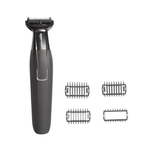 Image of Amazon Basics Cord/Cordless Trimmer and Shaver with 4 Trimming Combs
