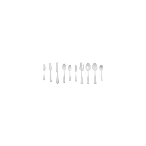 Image of amazon basics Cutlery 45-Piece Stainless Steel Flatware Silverware Set with Square Edge