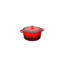 Amazon Basics Enameled Cast Iron Round Dutch Oven Pot 4.5 Litres