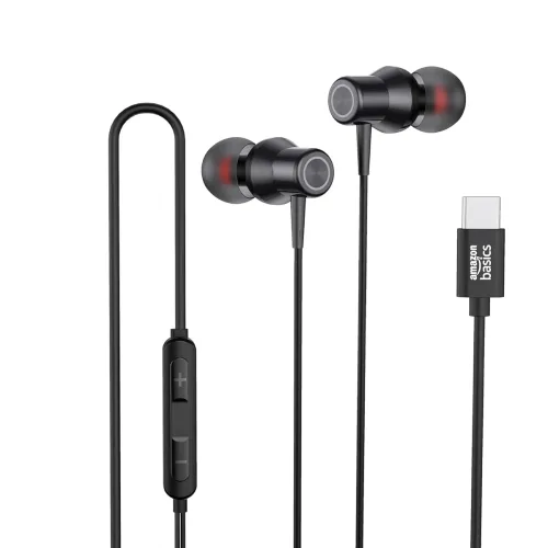 Image of amazon basics EP2 in Ear Type C Wired Earphones