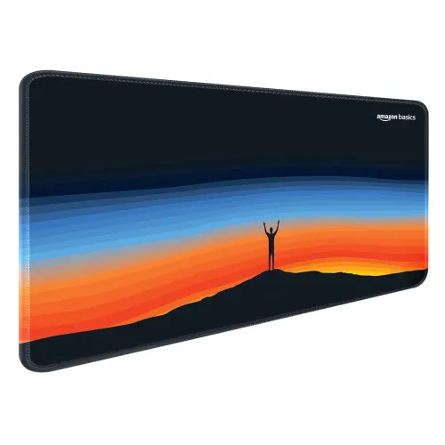 Image of Amazon Basics Extended Gaming Mouse Pad Desk Mat