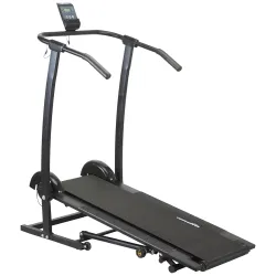 Amazon Basics Foldable Manual Treadmill (100kg Max, LCD, Incline)