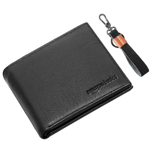 Image of amazon basics Genuine Leather Wallet