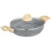 Amazon Basics Granite Finish Non Stick Induction Base Deep Kadai