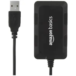 Amazon Basics Hi-Speed 4 Port Ultra Slim USB 2.0 Hub