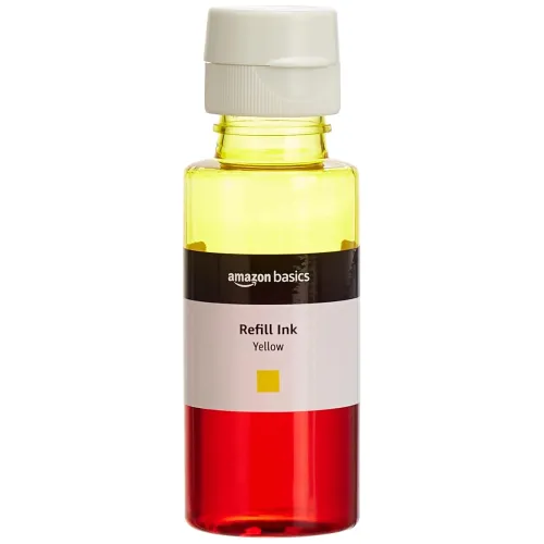 Image of Amazon Basics Ink Bottle (Yellow) 70ml
