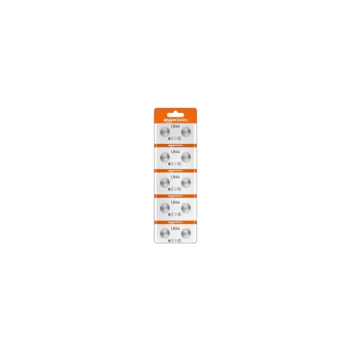 Image of Amazon Basics Long-Lasting LR44 Alkaline Coin Cell Batteries