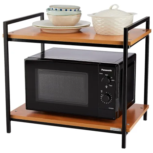 Image of amazon basics Metal Multi-Purpose Rack for Microwave,