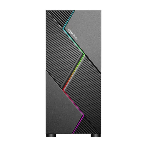Image of Amazon Basics Mid Tower Gaming Cabinet with USB 2.0