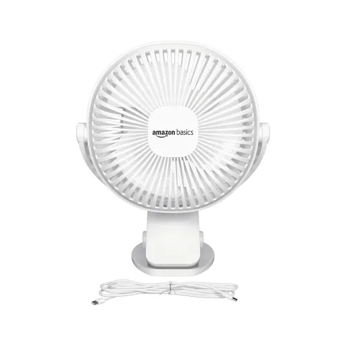Image of amazon basics Mini Fan with Multi-Utility Clip
