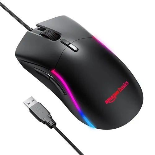 Image of amazon basics Mini Ultralight Wired Gaming Mouse