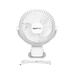 amazon basics Mini Fan with Multi-Utility Clip