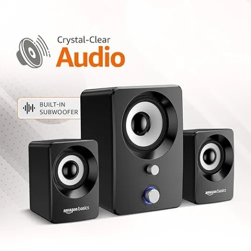 Image of amazon basics Multimedia Speaker | USB Powered |