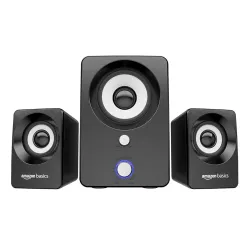 amazon basics Multimedia Speaker | USB Powered | Wired Desktop Speakers